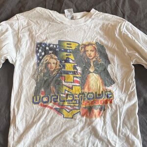 Britney Spears 2001 World Tour long sleeve vintage tour T shirt
